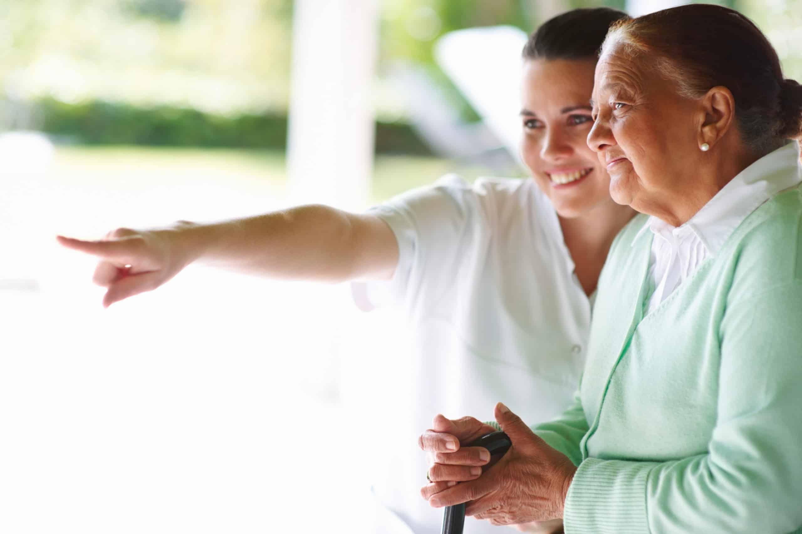 Excited Nurse companion care